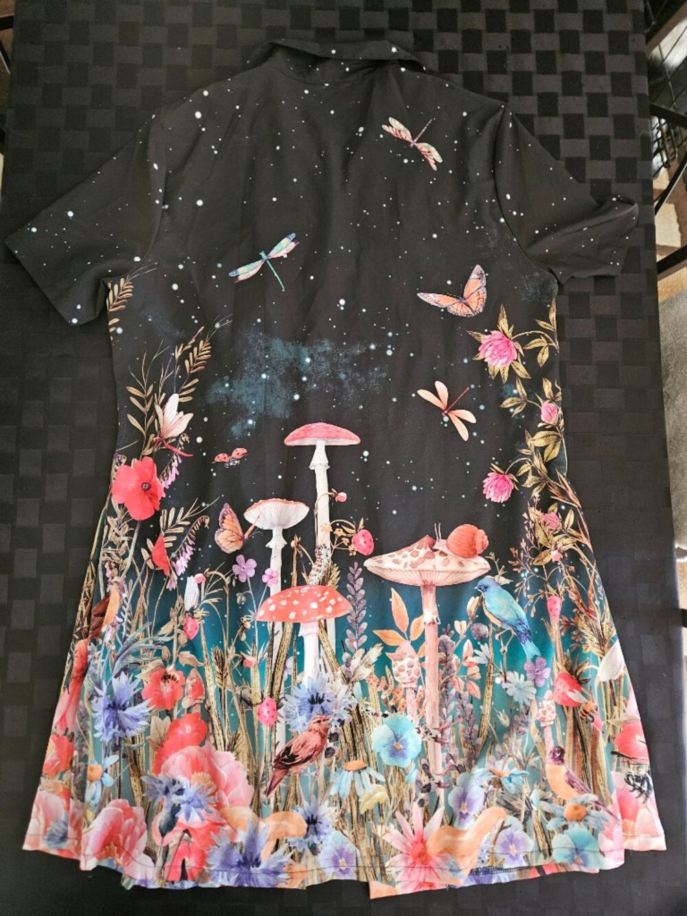 Blackmilk Fairytale Floral Shirt Dress - Picture 5 of 7